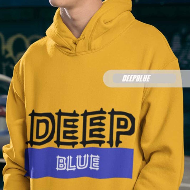 Polera Deepblue con capucha  fabricado en Perú